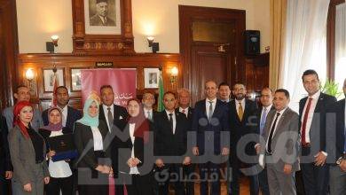 صورة رئيس بنك مصر يكرم  الفائزين في المسابقة البحثية التاسعة للمعهد المصرفي المصري