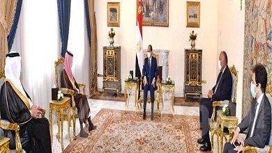 صورة “السيسى” يستقبل وزير الخارجية السعودى” فيصل آل سعود”