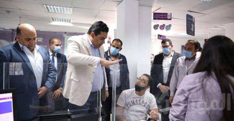الرئيس التنفيذي للمصرية للاتصالات يتفقد سير العمل بالإسكندرية