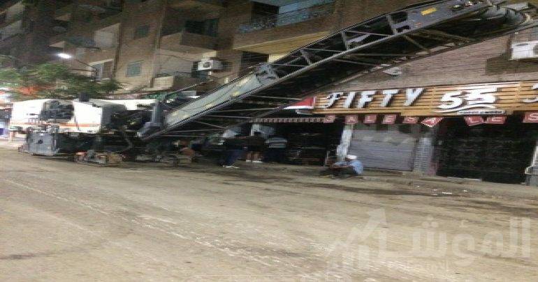 أسيوط تستكمل أعمال رصف وتطوير الشوارع الرئيسية