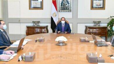 اجتماع الرئيس السيسي مع رئيس الوزراء وعدد من المسئولين اليوم
