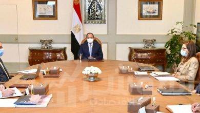 اجتماع الرئيس عبدالفتاح السيسي مع رئيس الوزراء وعدد من الوزراء والمسئولين