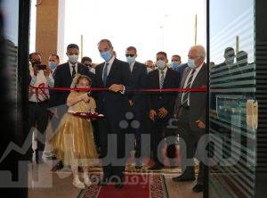 الدكتور عمرو طلعت اثناء الافتتاح