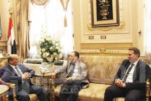 زيارة رئيس مجلس القضاء الاعلى و رئيس محكمة النقض المصرية القاضي عبد الله عمر