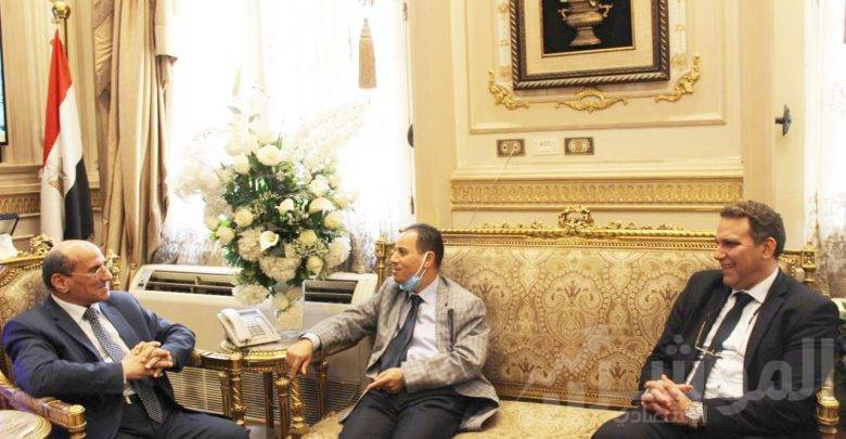 زيارة رئيس مجلس القضاء الاعلى و رئيس محكمة النقض المصرية القاضي عبد الله عمر