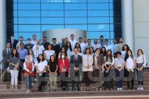 زيارة لوفد شبابى من الدارسين بالخارج إلى القرية الذكية