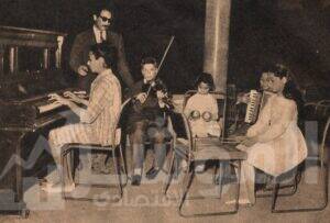 تدريبات الموسيقى بنادي البنك الأهلي المصري في- 1964