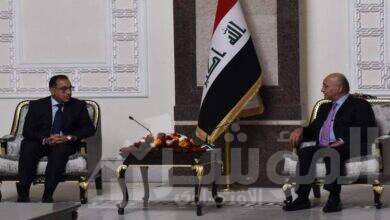 رئيس الوزراء خلال لقاءه الرئيس العراقى