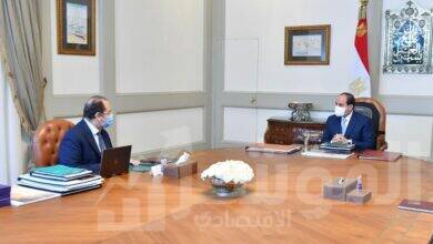 اجتماع الرئيس عبد الفتاح السيسي مع رئيس المخابرات العامة