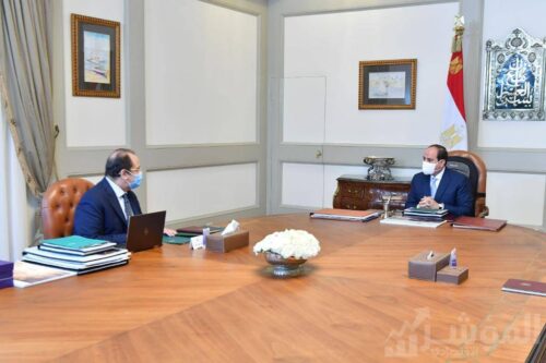 اجتماع الرئيس عبد الفتاح السيسي مع رئيس المخابرات العامة