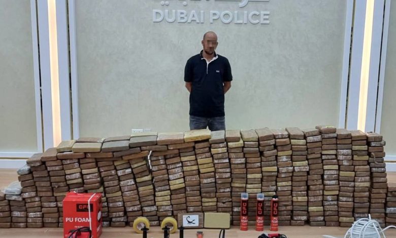 شرطة-دبي-تضبط-500-كيلوغرامات-من-مخدر-الكوكايين-في-“أكبر-قضية-مخدرات-بالمنطقة”
