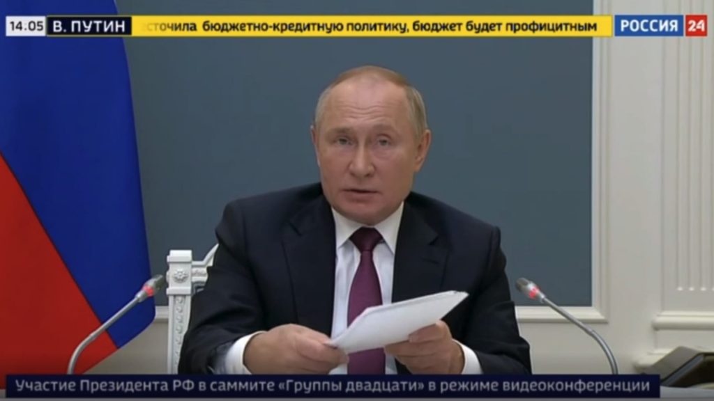 بوتين-في-قمة-العشرين:-روسيا-أول-من-سجل-لقاحًا-ضد-كورونا-وهو-آمن-وفعال
