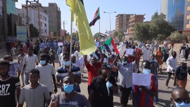 صورة مقتل متظاهرين على يد القوات العسكرية خلال مسيرات ضد الحكم العسكري في السودان
