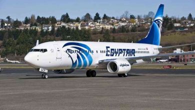 صورة انتظام رحلات “مصر للطيران” اليوم في ظل عدم استقرار الأحوال الجوية