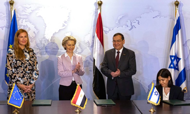 بالتعاون-مع-مصر.-اتفاق-على-نقل-الغاز-من-إسرائيل-إلى-أوروبا