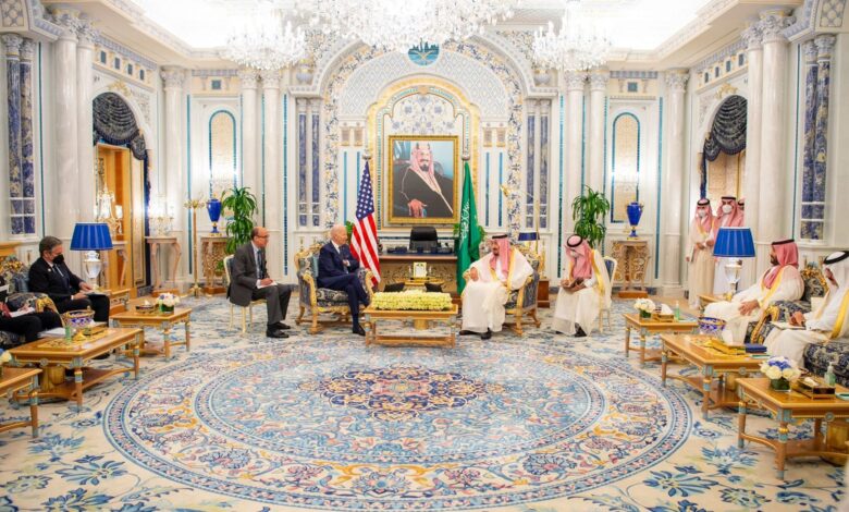 بيان-سعودي-أمريكي-بشأن-عدة-قضايا-منها-إيران-وجزيرة-تيران-واليمن