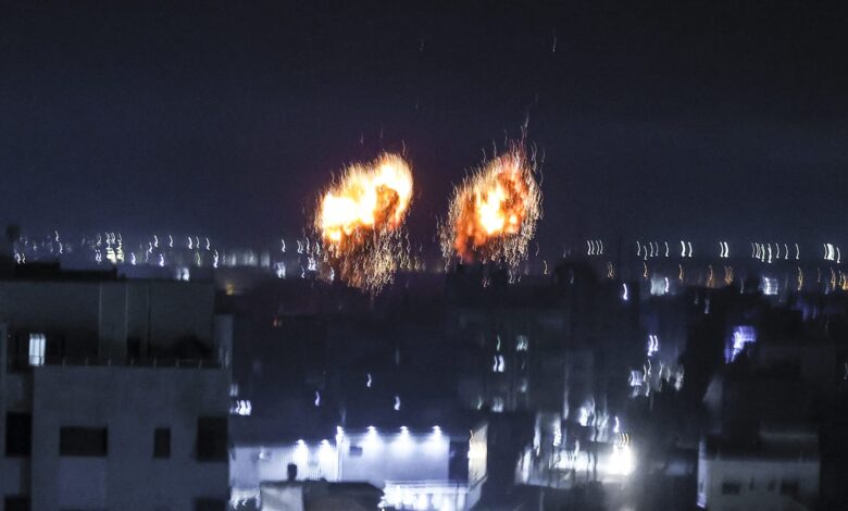وزارة-الصحة-الفلسطينية-تُعلن-ارتفاع-حصيلة-ضحايا-الغارات-الإسرائيلية-على-غزة-إلى-11