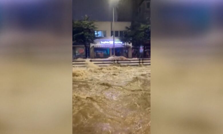 شاهد.-فيضانات-تاريخية-تُغرق-عاصمة-كوريا-الجنوبية-جزئيًا-تحت-المياه