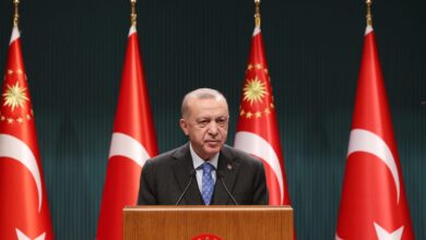 الرئاسة-التركية-تصدر-بيانا-عن-الاتصال-بين-أردوغان-و-رئيس-وزراء-إسرائيل