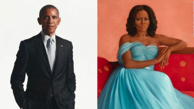 باراك-أوباما-وميشيل-يكشفان-النقاب-عن-صورتيهما-الرسمية-بالبيت-الأبيض-وسط-تفاعل