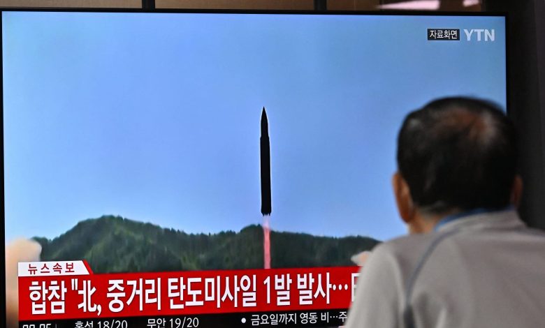 لأول-مرة-منذ-2017.-كوريا-الشمالية-تطلق-صاروخا-بالستيا-يحلق-فوق-اليابان