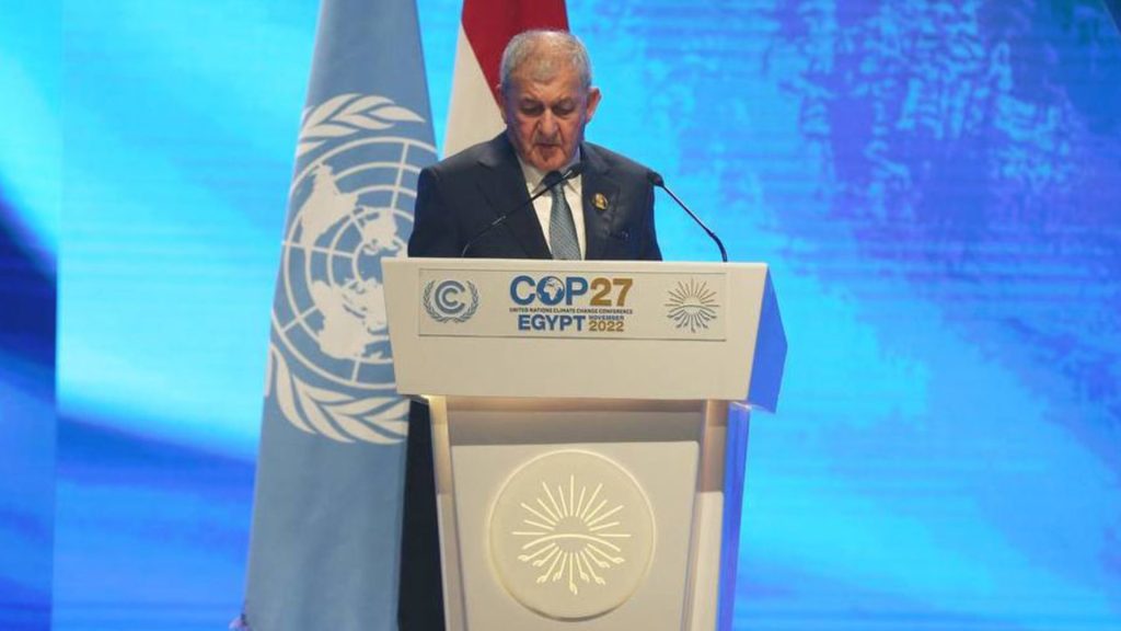 زلة-لسان-للرئيس-العراقي-بمؤتمر-المناخ-تثير-تفاعلا