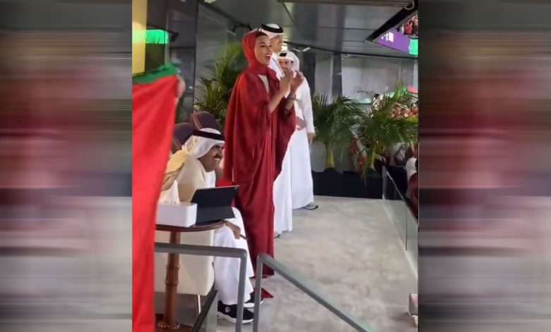 فيديو-رد-فعل-الشيخة-موزا-بفوز-المغرب-وابتسامة-أمير-قطر-“الوالد”-يثيران-تفاعلا