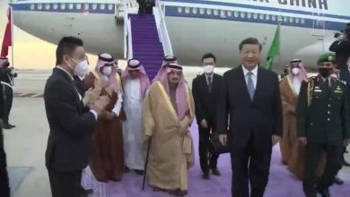 السعودية.-شاهد-كيف-أُستقبل-الرئيس-الصيني-لحظة-وصوله-الرياض