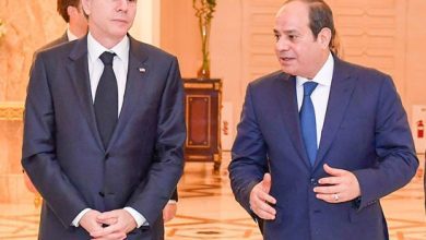 وزير الخارجية الأمريكى: شكرا للشعب المصرى على ضيافته لى فى أم الدنيا