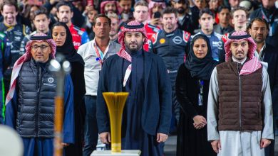 برفقة-أمير-قطر-وولي-عهد-الأردن.-محمد-بن-سلمان-يحضر-سباق-“فورمولا-إي”-2023