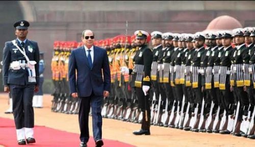 الرئيس السيسى يشارك كضيف شرف فى احتفالات الهند بعيد الجمهورية