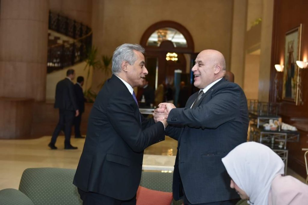 وزير القوى العاملة يلتقي مع نظيره الفلسطيني، وبحث سُبل التعاون المشترك