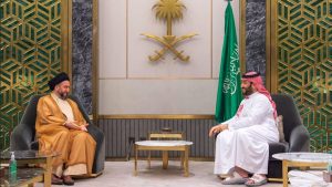 محمد-بن-سلمان-يستقبل-زعيم-“تيار-الحكمة”-العراقي.-والحكيم-يوضح-ما-دار-في-اللقاء