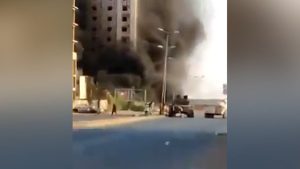 انفجارات-وأصوات-مخيفة.-فيديو-يرصد-اندلاع-معارك-عنيفة-في-أحياء-الخرطوم