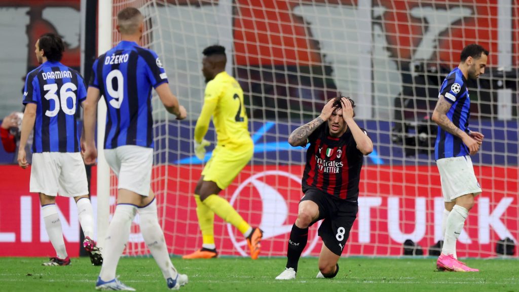 ديربي-ميلانو.-الإنتر-يحسم-مواجهة-الذهاب-ويفك-العقدة-أمام-غريمه-ميلان-في-تشامبيونزليغ