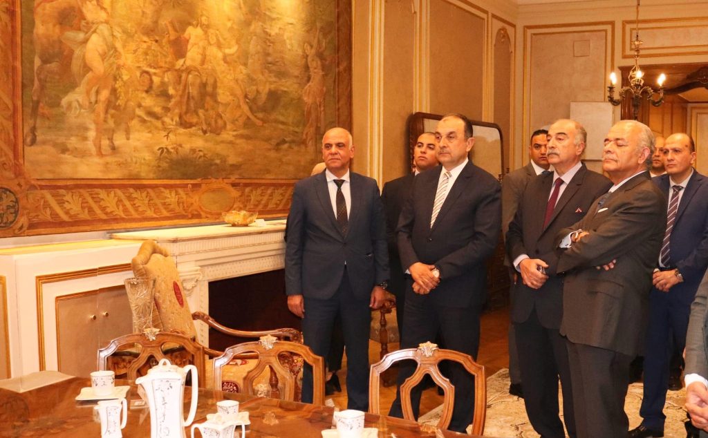 وزير قطاع الأعمال العام يفتتح معرض "بونتريمولي"