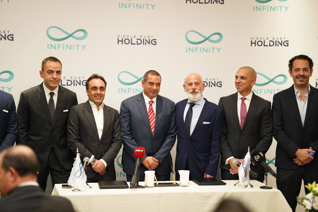 شراكة استراتيجية بين إنفنيتي والشرق الأوسط القابضة