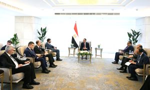 رئيس الوزراء يلتقي وزير خارجية بلغاريا