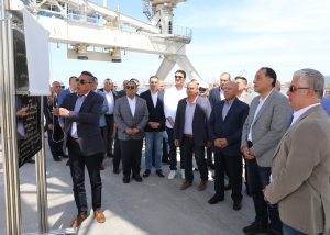 افتتاح "رصيف عباس" بميناء غرب بورسعيد